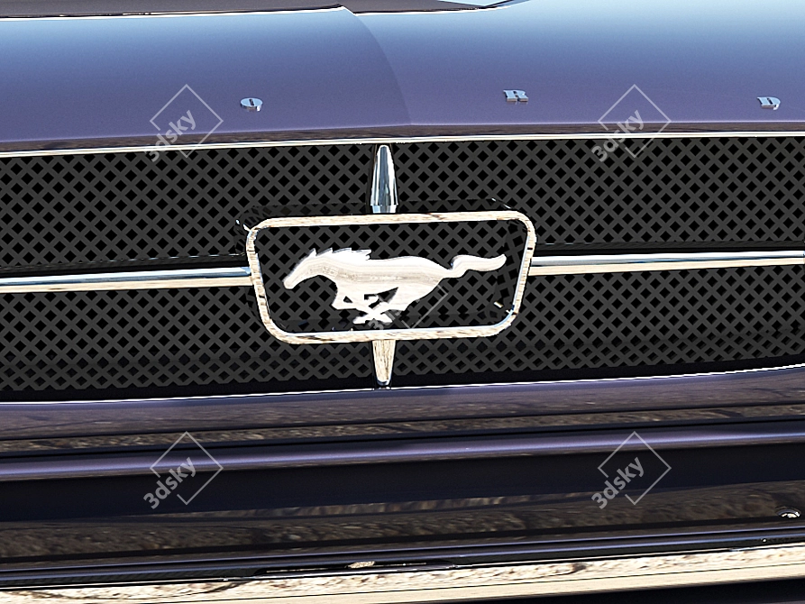 Classic 1965 Ford Mustang 3D model image 5