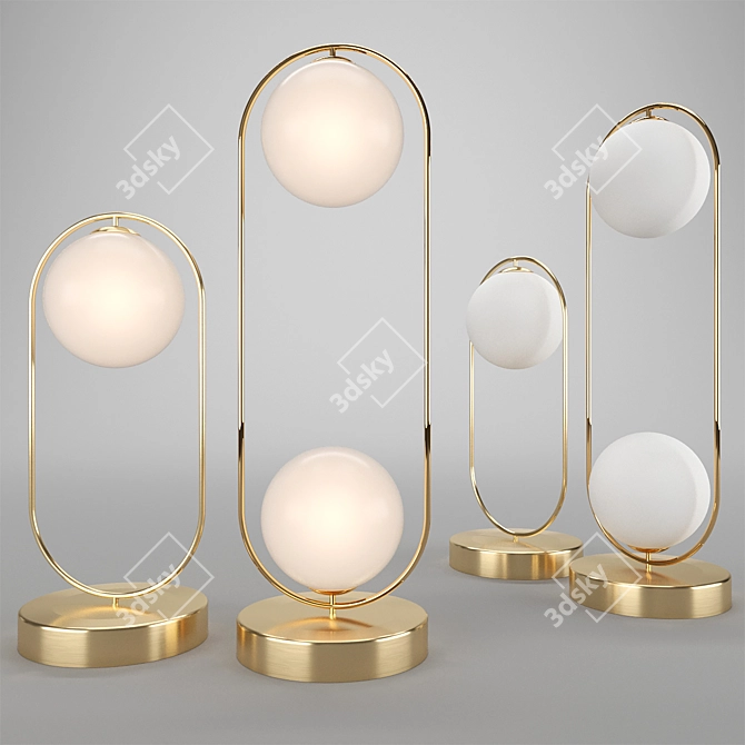 Scandinavian Elegance in a Lamp 3D model image 3