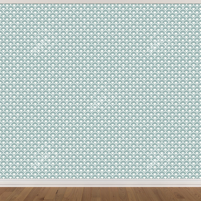 Seamless Wallpaper Set - 3 Designs 3D model image 4