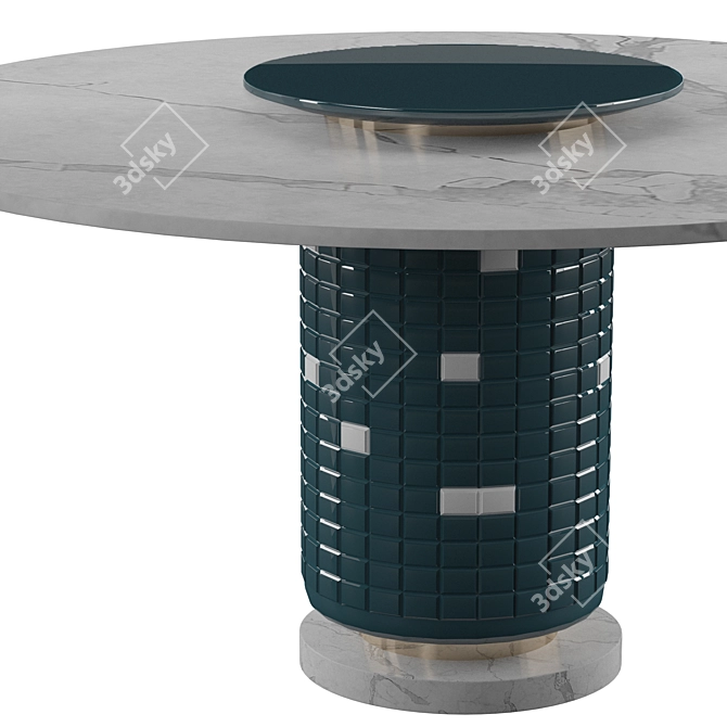 Sleek 2019 Private Label Dining Table 3D model image 2