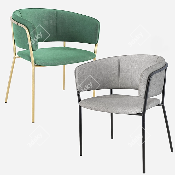 La Forma Konnie Chair: Elegant and Comfortable 3D model image 1