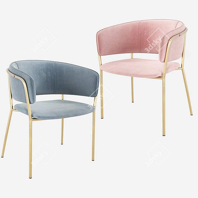 La Forma Konnie Chair: Elegant and Comfortable 3D model image 2