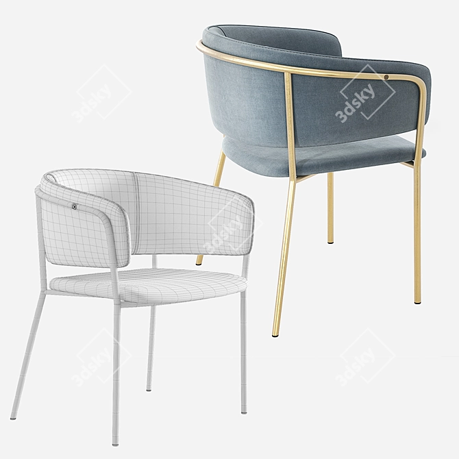 La Forma Konnie Chair: Elegant and Comfortable 3D model image 5