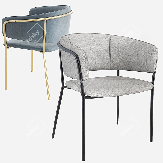 La Forma Konnie Chair: Elegant and Comfortable 3D model image 9