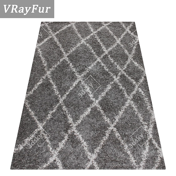 Luxury Carpet Set: High-Quality Textures 3D model image 2