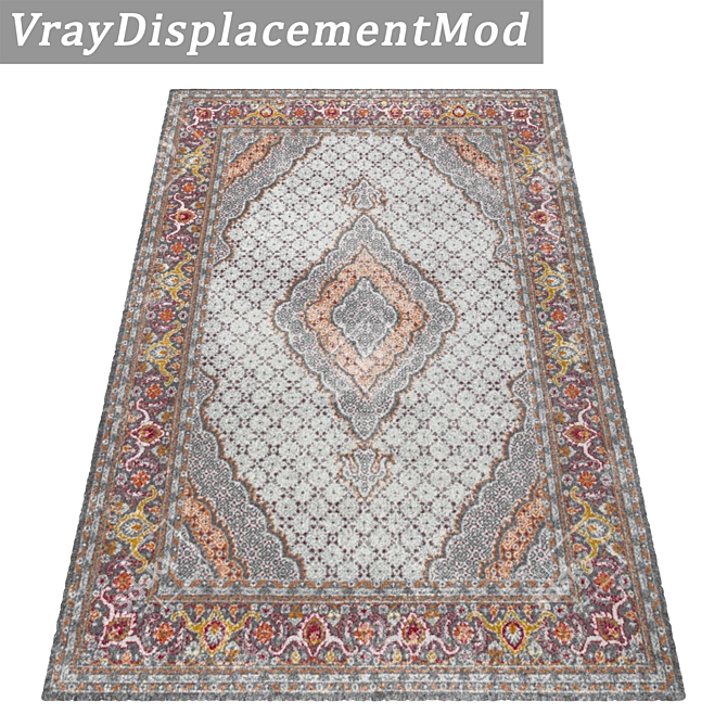 Luxury Carpets Set 1681: High-Quality Textures 3D model image 3