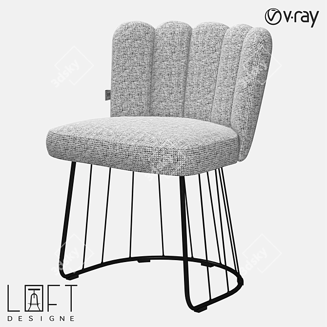 Stylish Loft Chair 2949 3D model image 1