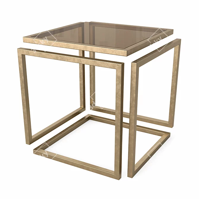 Infinity Coffee Table: Sleek and Modern Design 3D model image 5