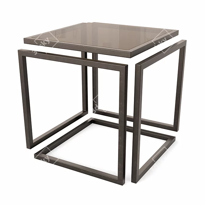 Infinity Coffee Table: Sleek and Modern Design 3D model image 6