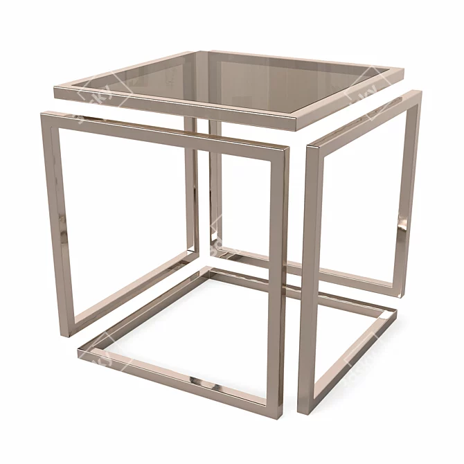 Infinity Coffee Table: Sleek and Modern Design 3D model image 7