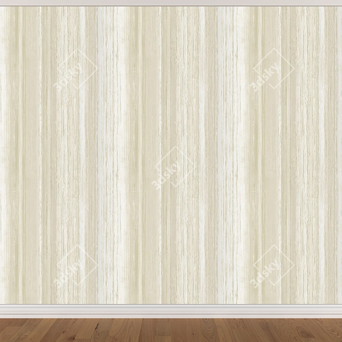 Seamless Wallpaper Set - 3 Colors 3D model image 2