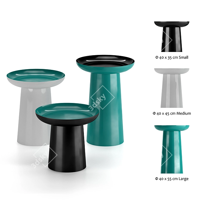 Stylish & Elegant FUNGO Coffee Table 3D model image 1
