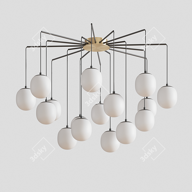 Rhapsody Ideal Lux Chandeliers 3D model image 2