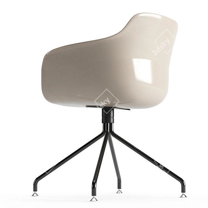 Brunner Crona Light 6311/A: Stylish Rotating Chair 3D model image 2