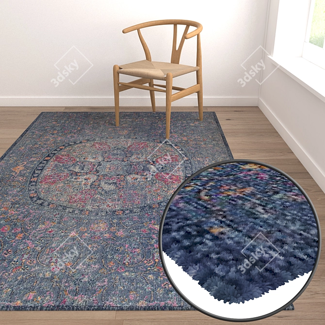 Luxury Carpet Set 1685 3D model image 5