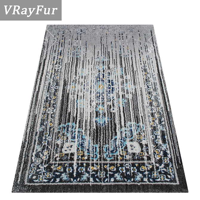 Luxury Carpets Set for Stunning Interiors 3D model image 2