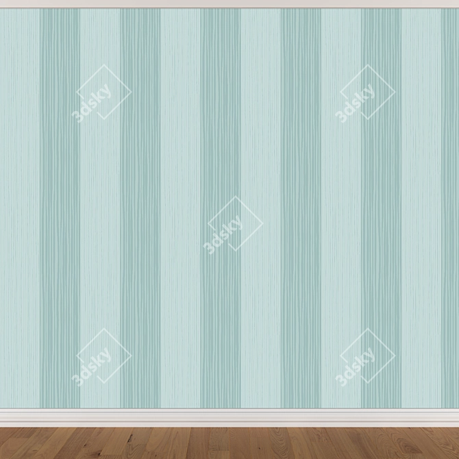 Seamless Wallpaper Set - 3 Colors 3D model image 3