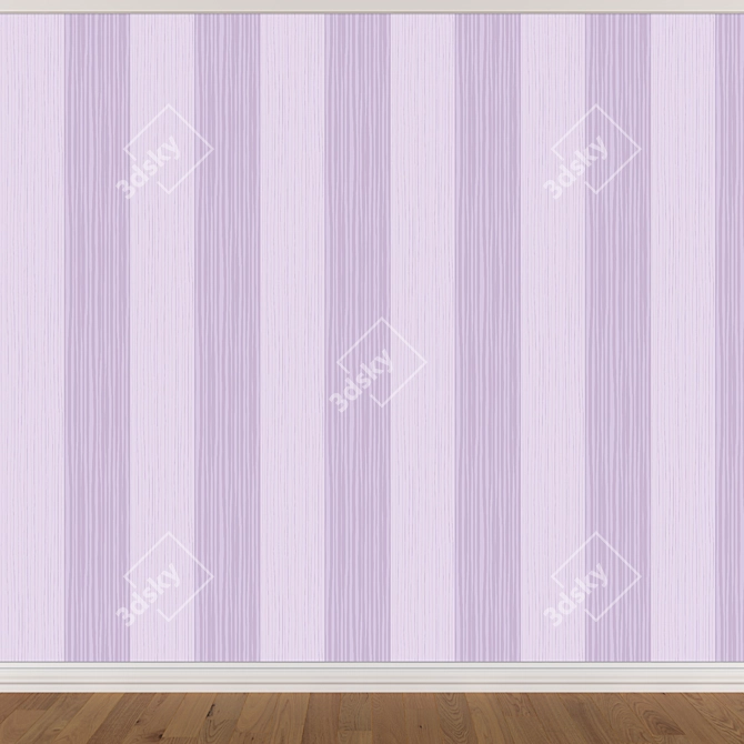 Seamless Wallpaper Set - 3 Colors 3D model image 2