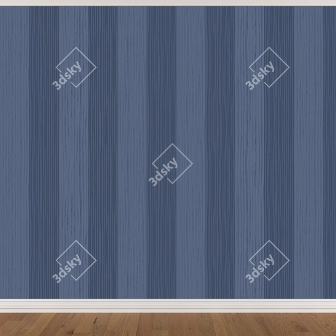 Seamless Wallpaper Set - 3 Colors 3D model image 3