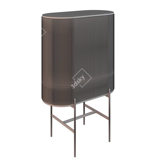 Modern Shake-Design Hege Bar 3D model image 3