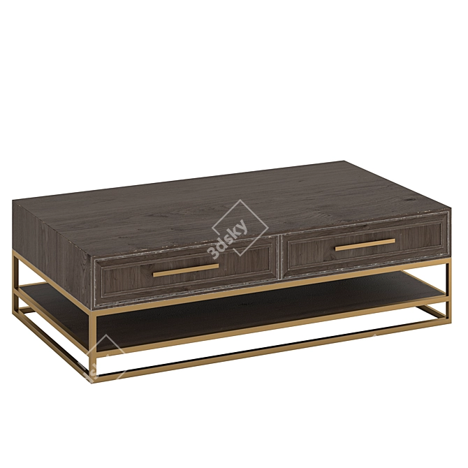 Bullard Console Table: Cosmorelax Elegance 3D model image 3