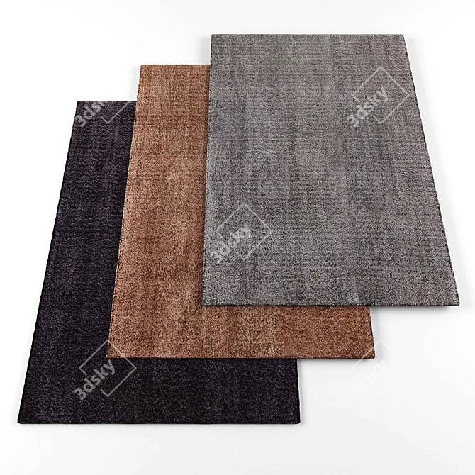 Versatile Collection of Carpets 3D model image 1