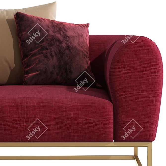 Cozy Comfort Cascadia Armchair 3D model image 4