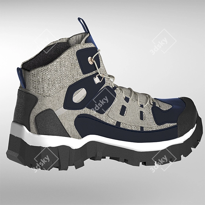 Versatile Corona Shoe Collection 3D model image 2