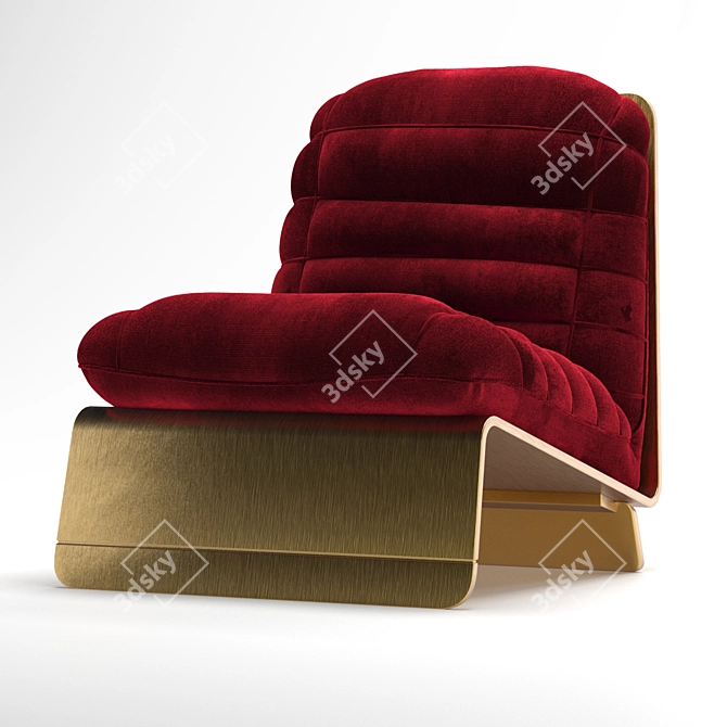 Cozy ChaiR: Luxury Comfort 3D model image 1