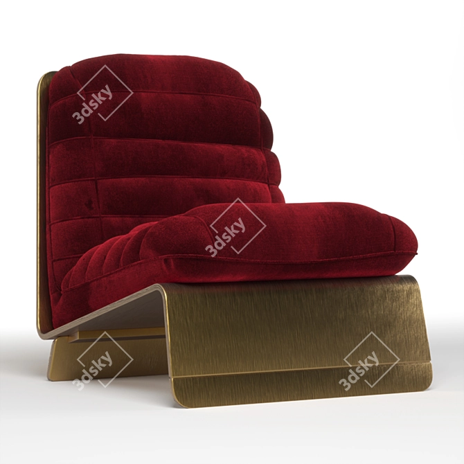 Cozy ChaiR: Luxury Comfort 3D model image 2