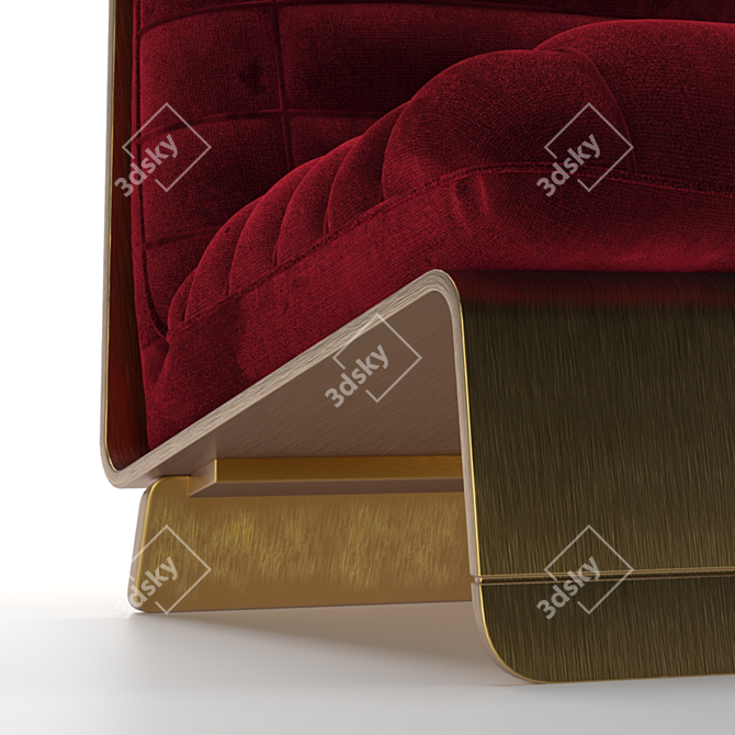 Cozy ChaiR: Luxury Comfort 3D model image 3