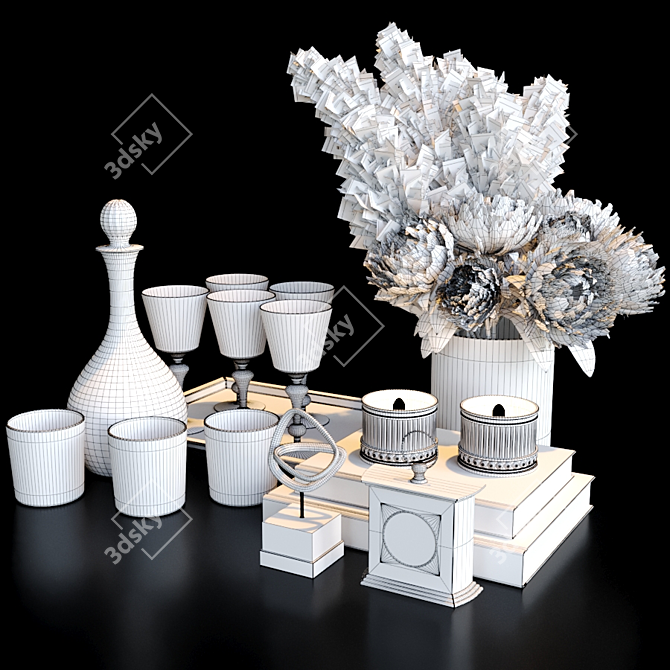 126k Poly Count Unique Set 3D model image 5