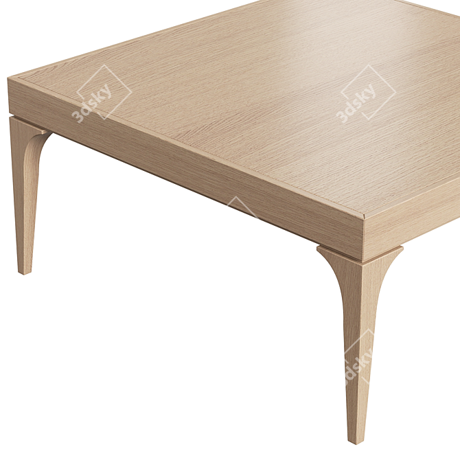 Modern Bridge Coffee Table 3D model image 2