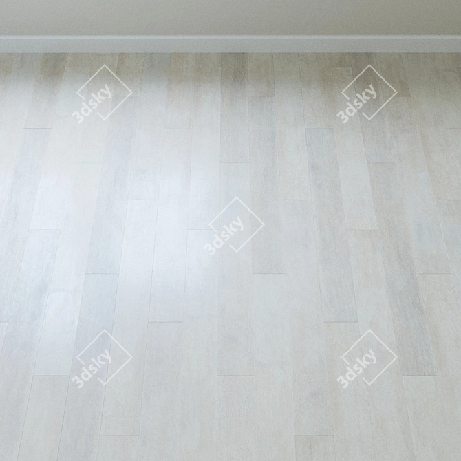 Rock Oak Laminate Flooring 3D model image 3