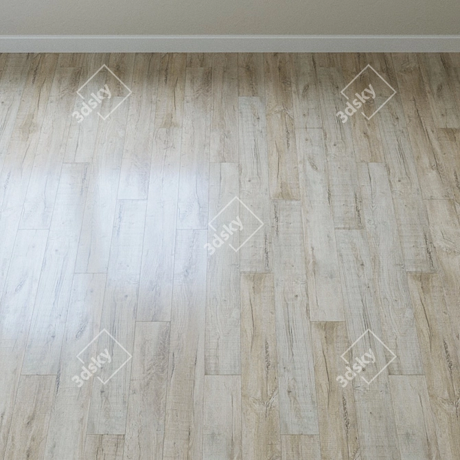 HARO TRITTY 90 Shabby Oak Laminate 3D model image 4