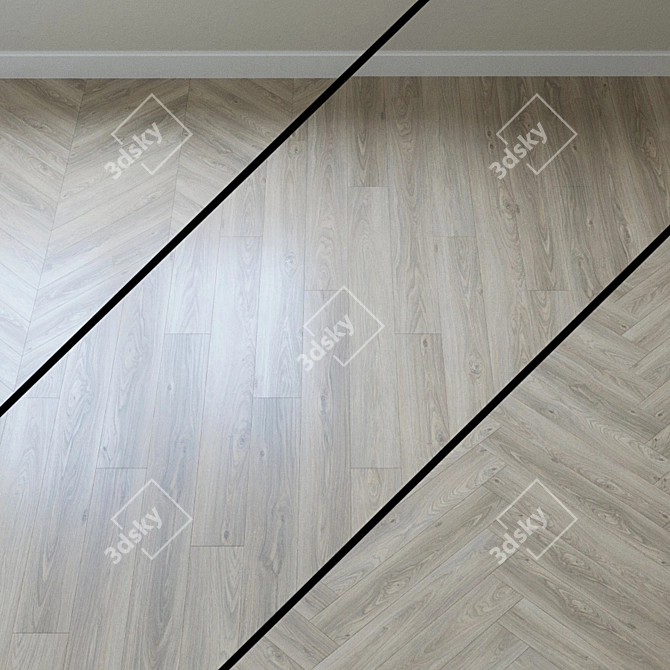 Highland Oak Laminate Flooring 3D model image 1