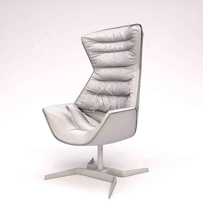 Title: 808 Formstelle Armchair: Timeless Design and Comfort 3D model image 3