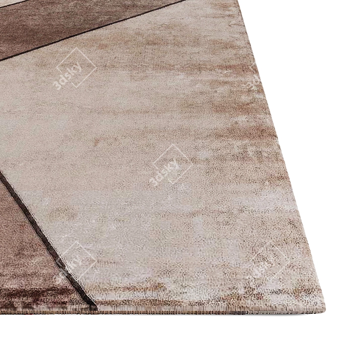 Stylish Interior Rugs 3D model image 2