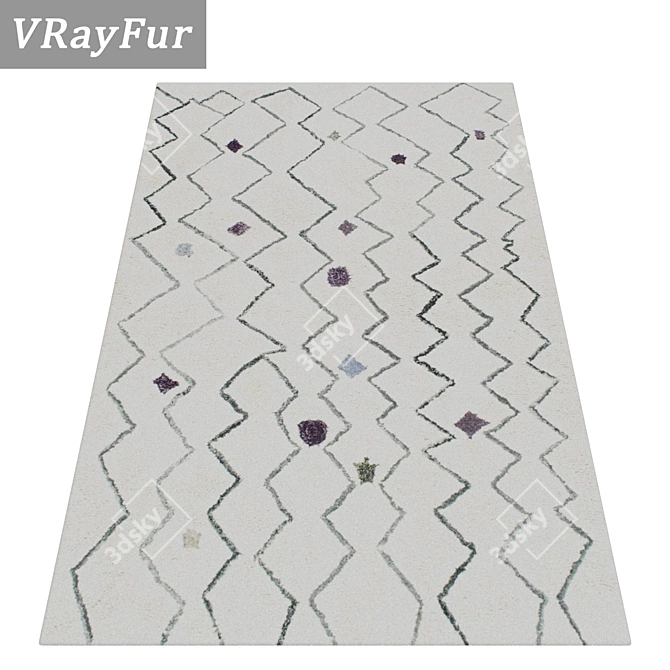 Elevate Your Space with Carpets Set 3D model image 2