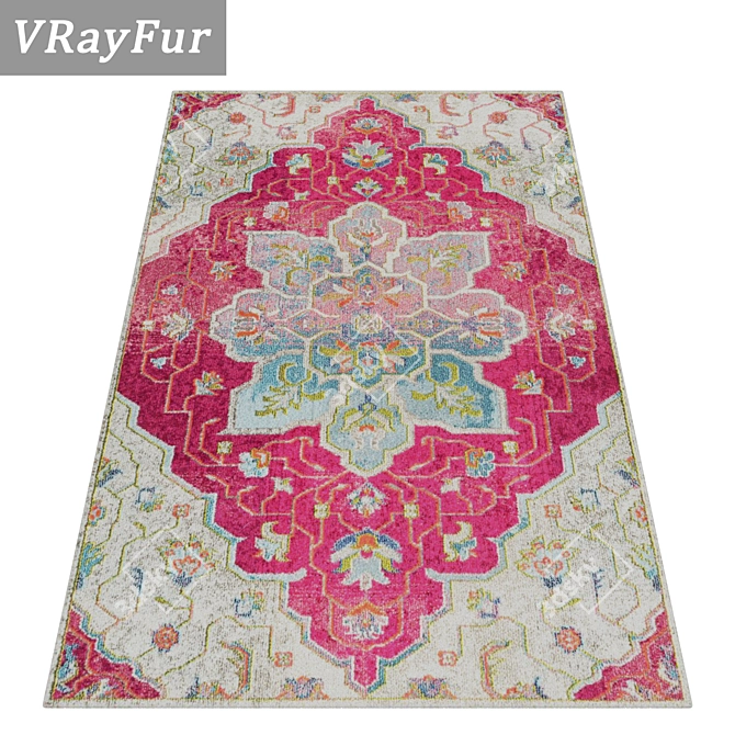 Title: Versatile Carpets Set 3D model image 2