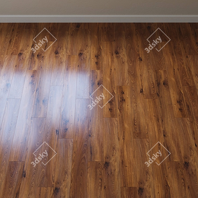 Harmonious Oak Alabama Laminate 3D model image 3