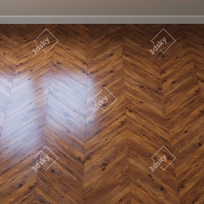 Harmonious Oak Alabama Laminate 3D model image 4