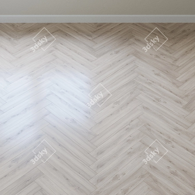 Tritty 90 Oak Emilia Light Gray 3D model image 3