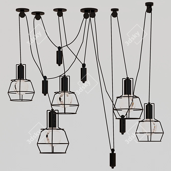 Sleek010 Light Fixture 3D model image 1