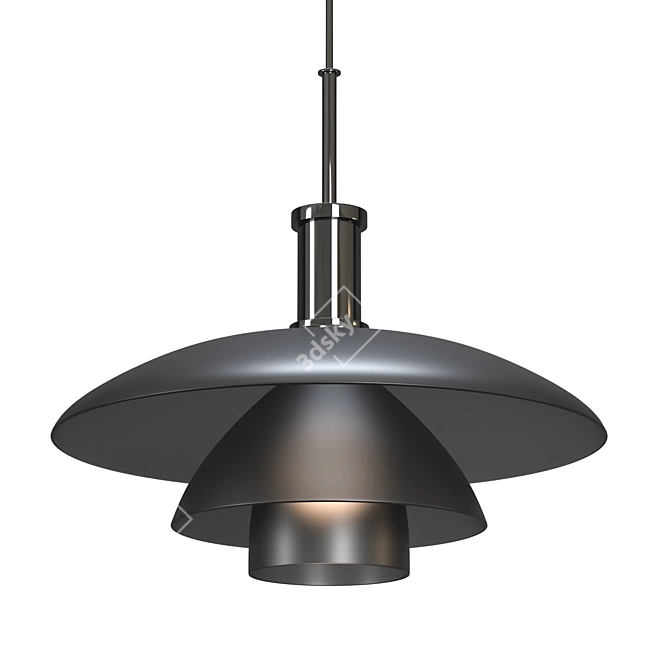 Elegant PH 4½-4 Pendant Light 3D model image 3