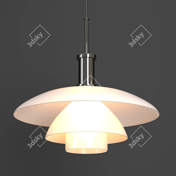 Elegant PH 4½-4 Pendant Light 3D model image 4