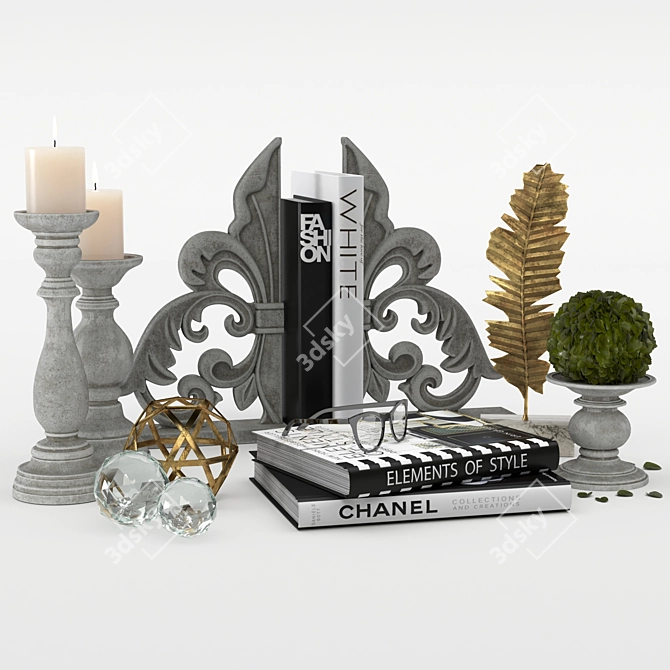 Elegant Decor Set: 2016 Version 3D model image 1