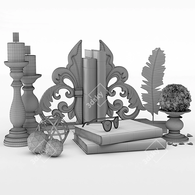 Elegant Decor Set: 2016 Version 3D model image 5