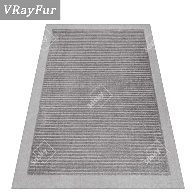 Luxury Carpet Set - High-Quality Textures 3D model image 2