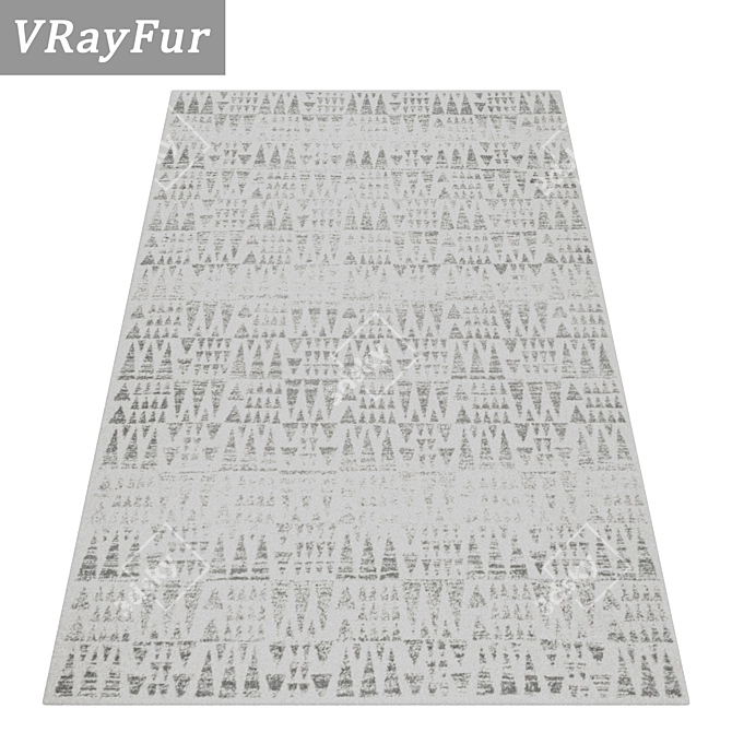 High-Quality Carpet Set 3D model image 2